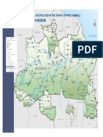 Mapa Routes Used in The Traffic of Wild Animals