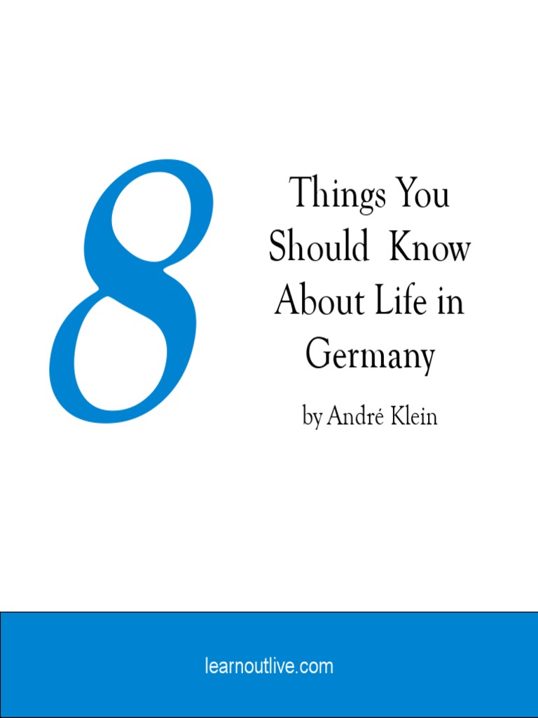 Life in Germany: 8 Essential Tips | PDF | Lifestyle