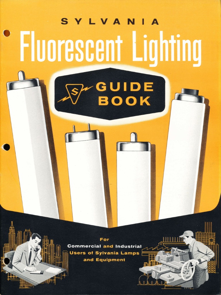 Sylvania Fluorescent Lighting Guide Book 1957 PDF Fluorescent Lamp