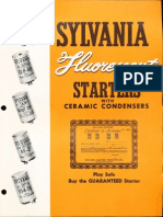 Sylvania Fluorescent Starters 1957 Brochure