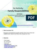 Family Responsibilities Activity