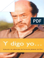 Y Digo Yo Fernando Jimenez Del Oso PDF