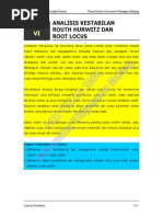 Download BabVI Analisis Kestabilan Routh Hurwitz Dan RootLocus by Syafril Abdillah SN200838717 doc pdf