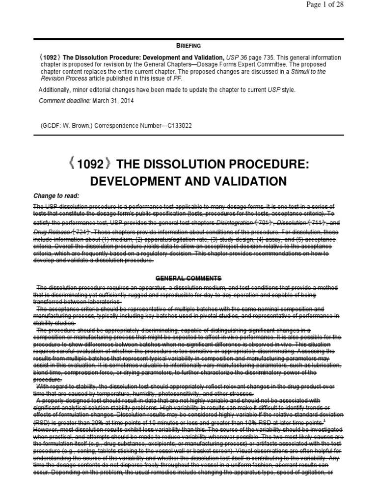 USP New Monograph Dissolution Automation Sodium Dodecyl Sulfate
