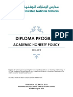 Ens MBZ DP Academic Honesty Policy 2013-2015