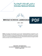 Ens MBZ Pyp Myp DP Whole School Language Policy 2013 - 2015