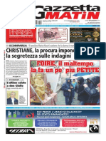 Gazzetta Matin Del 20 Gennaio 2014