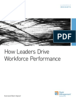 How Leaders Drive Workforce Performance