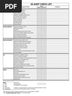 5S Safety Audit