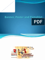 Banner, Poster and Pamphlet