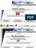 2006 PLT Certificate