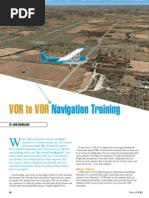 VOR Simulator Tutorial | PDF | Navigation | Aviation