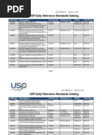 USP 2014 Reference Standards Catalog