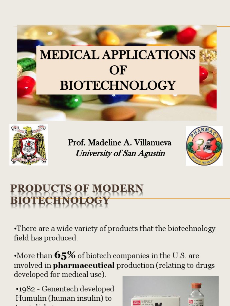 Medical Applications of Biotech Biotechnology Beer