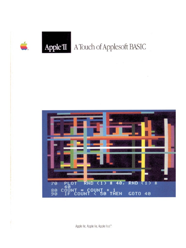 A Touch of Applesoft BASIC (1986) (Apple) (IIc, IIe, IIGS) | PDF