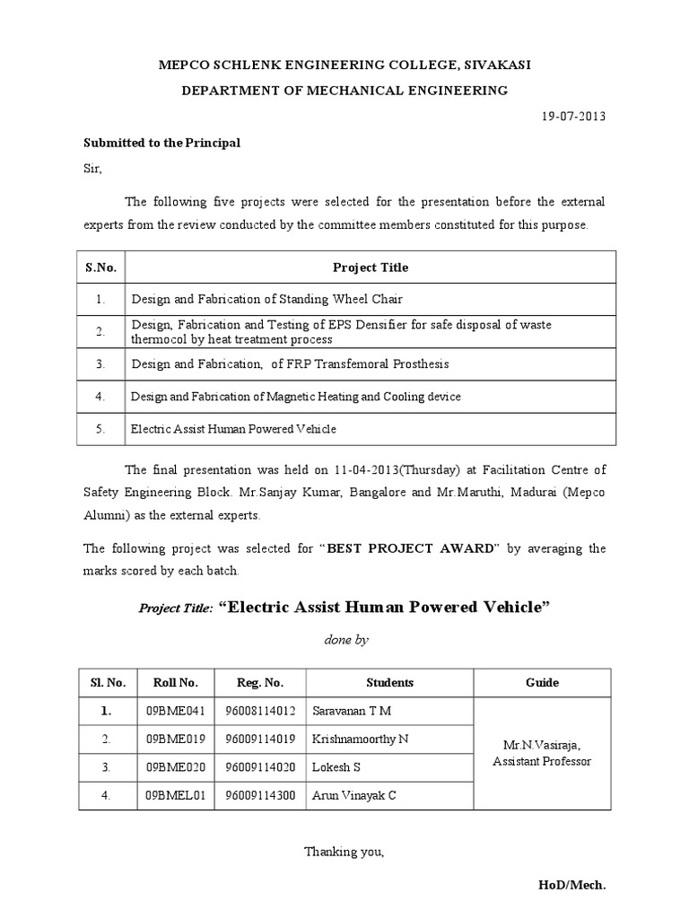 Circular Best Project Award 2013 | PDF