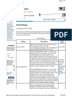 8960 1xEV-DO Online User's Guide: Fixed Settings