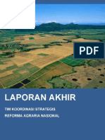Laporan Akhir Tim Koordinasi Strategis Reformasi Agraria Nasional Tahun 2013