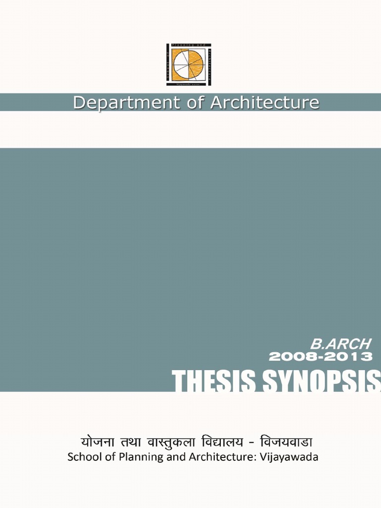 architecture thesis writing