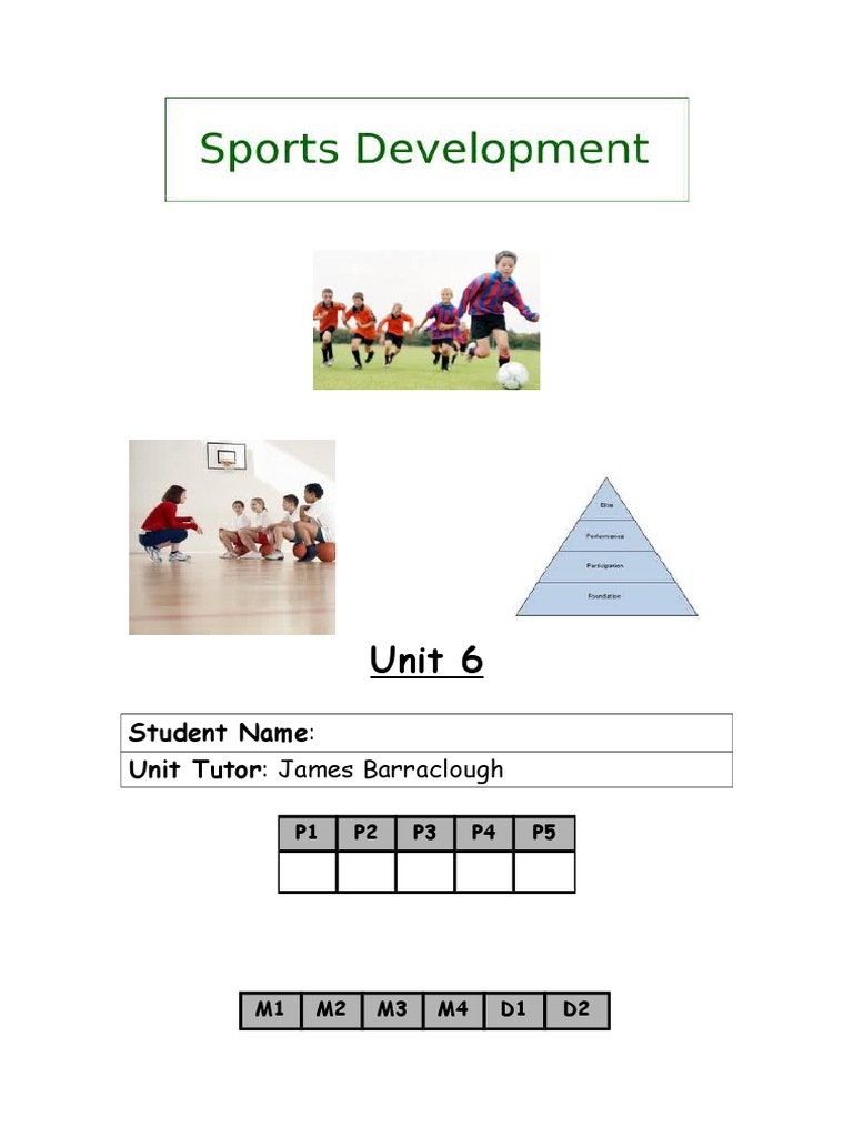 Sports Development Concepts and Providers | PDF | Cognition