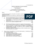 FC Cardio (SA) Final Past Papers 5