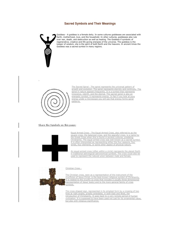 ancient religious symbols and their meanings