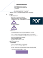 Lesson Plan in Mathematics I. Objectives