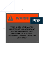 Warning Sticker