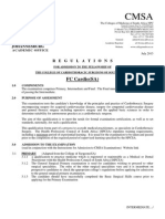 FC Cardio (SA) Regulations 20-1-2014