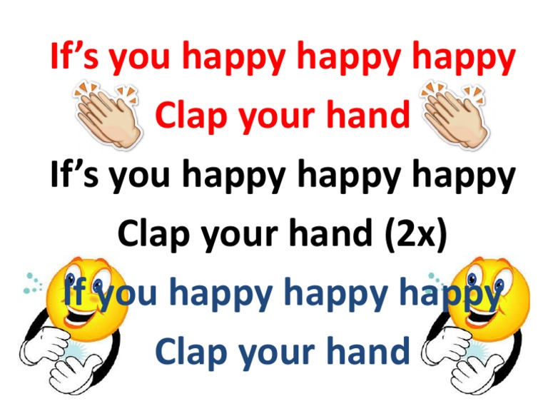 Kids' Happy Clap Song | PDF