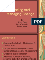 Leading and Managing Change