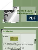 The Third Law of Thermodynamic