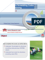 Huawei WCDMA Primary Scrambling Code Planning