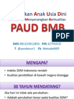 Presentasi Pendidikan Anak Usia Dini PAUD BMB (PAUD Embun Pagi)