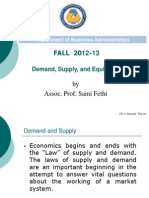 FALL 2012-13: by Assoc. Prof. Sami Fethi