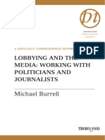 Lobbying and The Media, Working With Politicians and Journalists