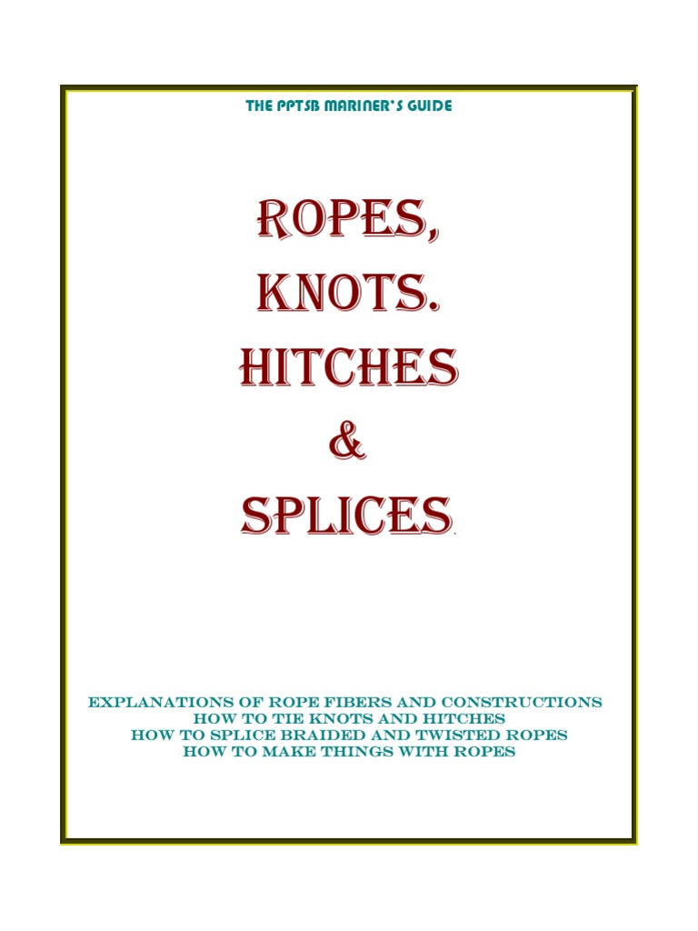 Ropes and Knots (Rev 3), PDF, Knot