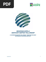Download Mountain Hope Volunteer Handbook by Kentucky Baptist Fellowship SN20091852 doc pdf
