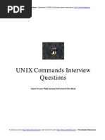 Unix Commands Interview Questions