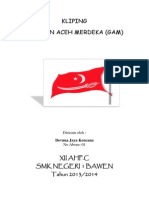 Kliping Gerakan Aceh Merdeka (Gam)