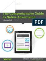 The Comprehensive Guide To Native Advertising Guide