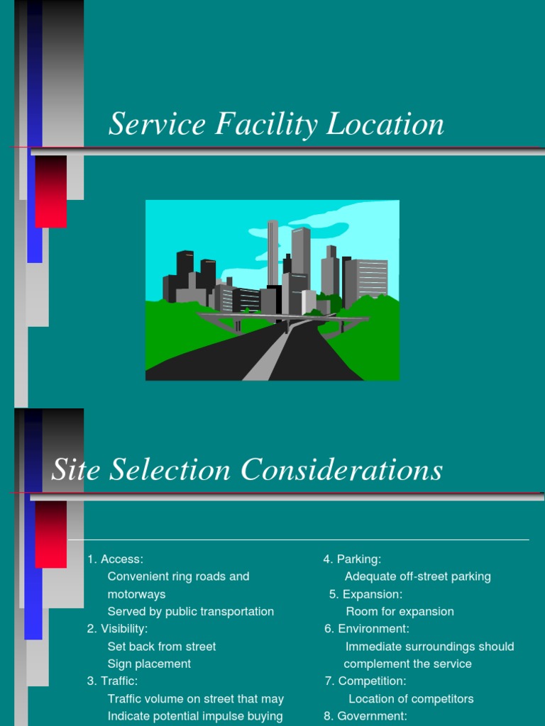 Service Facility Location Strategies | PDF | Profit (Accounting) | Retail