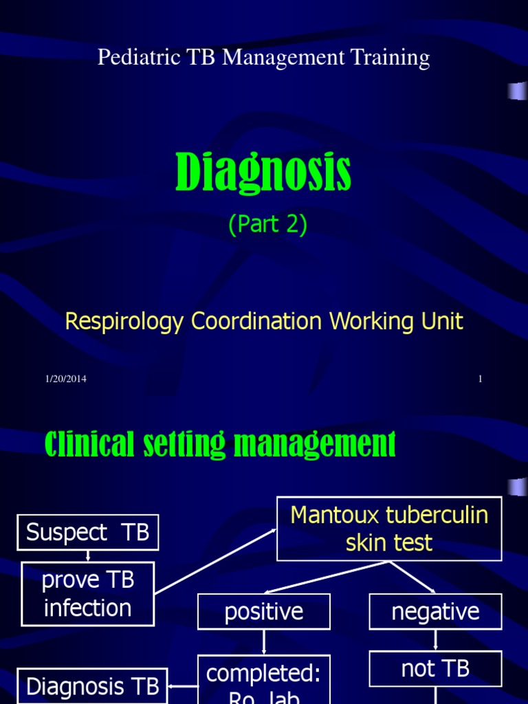 Diagnosis: Pediatric TB Management Training | PDF | Tuberculosis ...