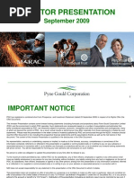 Download Investor Presentation by bernardchickey SN20094528 doc pdf
