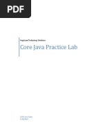 CoreJava PracticeLab