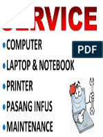 Computer Laptop & Notebook Printer Pasang Infus Maintenance