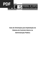 TCEES - Guia Implantação do Sistema de Controle Interno