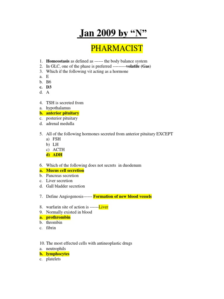 Pebc exam