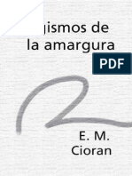 Cioran, E. M. - Silogismos de La Amargura