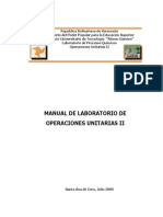 Manual de Laboratorio de Operaciones Unitarias II